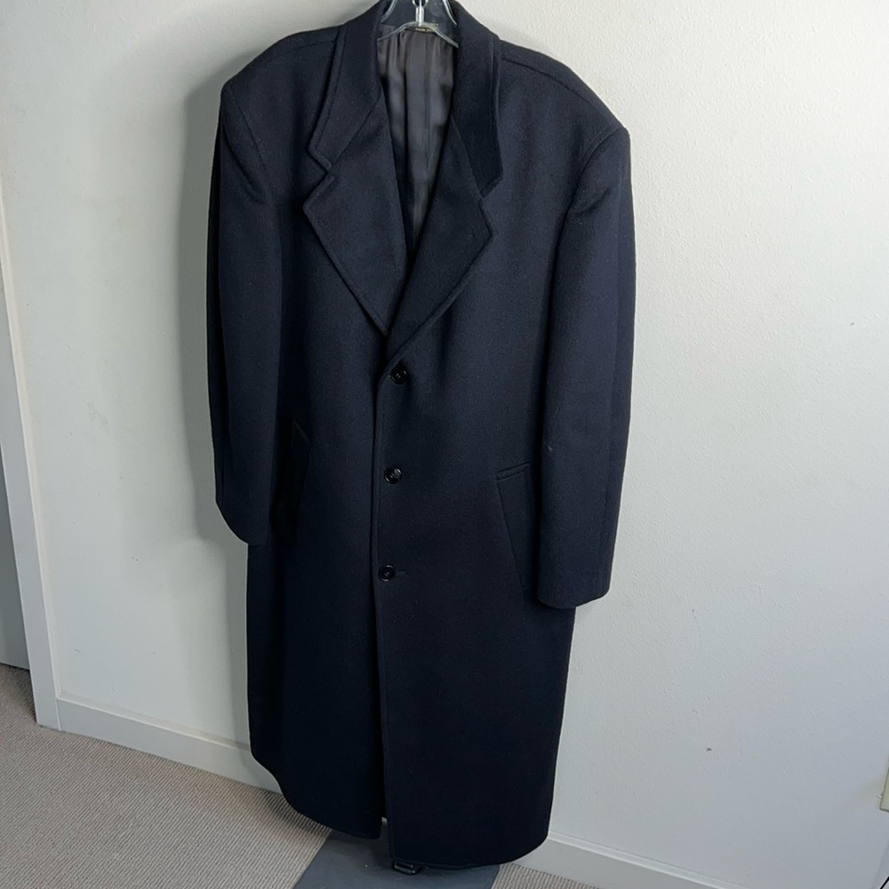 EUC Cashmere Blend Trench Coat 42/ Large